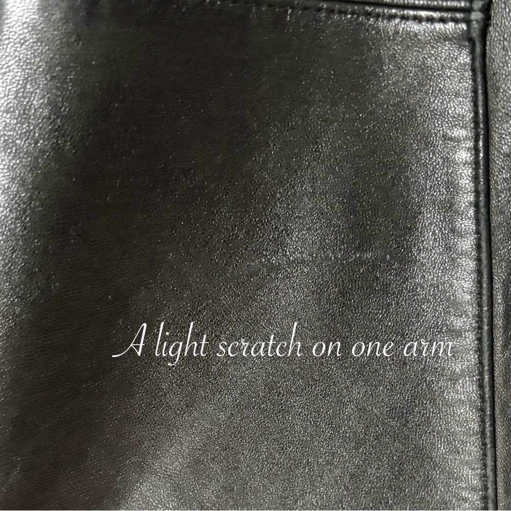 Danier Black Leather Button-Front Coat - Picture 15 of 16